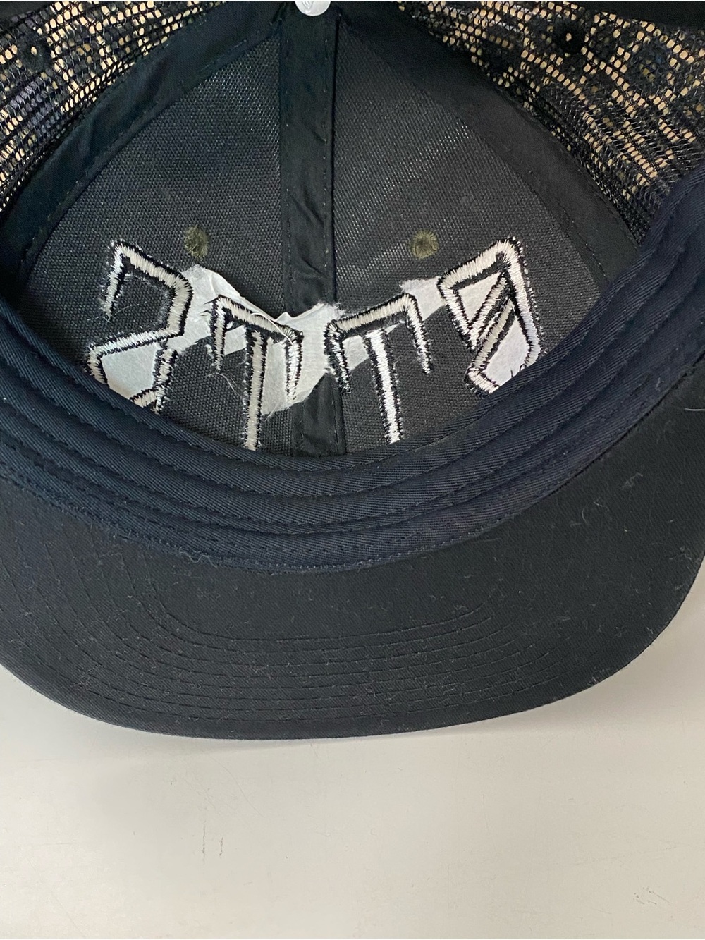 OTTO Big Time Threads Camo Black Mesh Trucker Hat Snapback NWOT - Picture 9 of 11